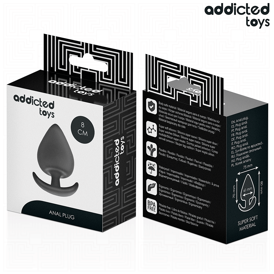 ADDICTED TOYS - PLUG ANAL SILICONA TALLA L 8 CM - Imagen 7