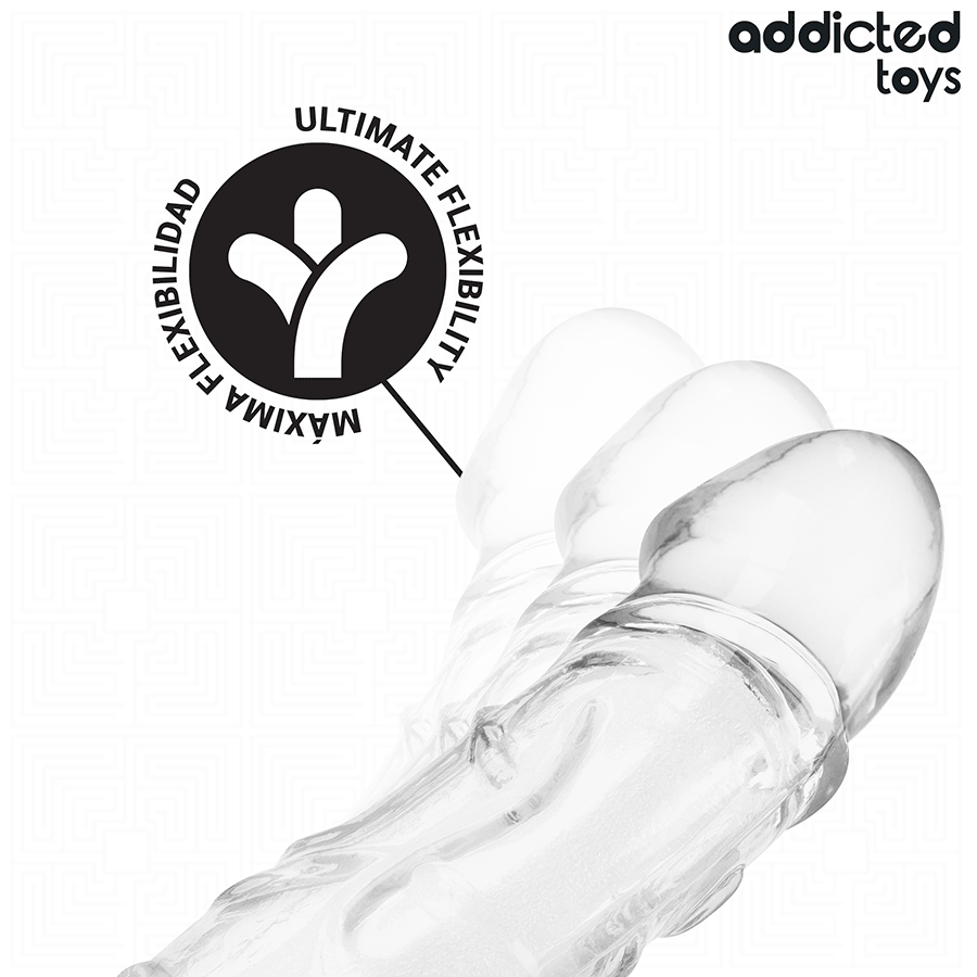 ADDICTED TOYS - EXTENSOR PARA EL PENE TRANSPARENTE 27 CM - Imagen 5