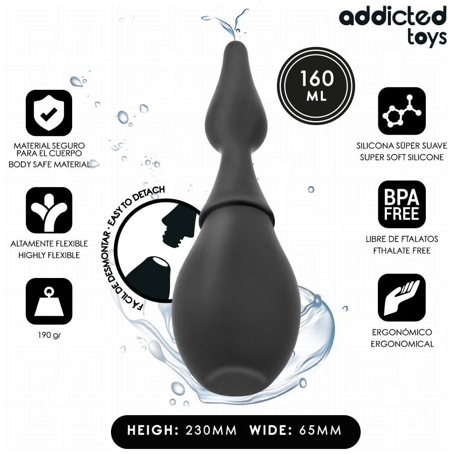 ADDICTED TOYS - LIMPIADOR DE VIAJE SILICONA MODELO 1 - Imagen 2
