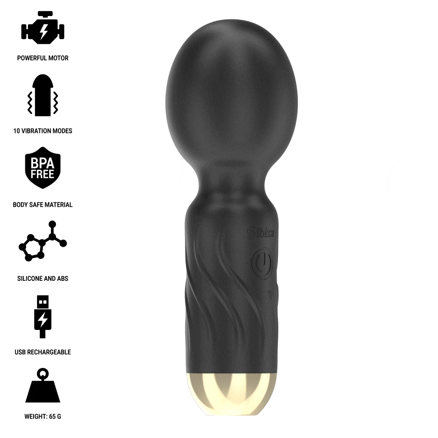 IBIZA - VIBRADOR MASAJEADOR WAND DE BOLSILLO - Imagen 2