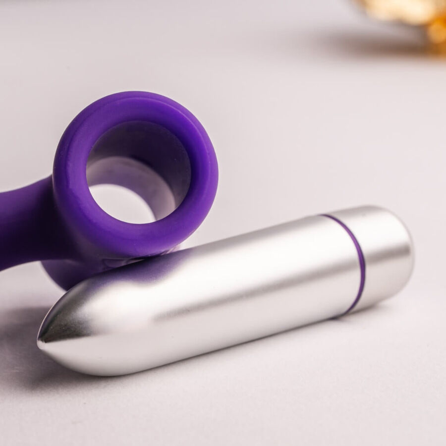 ROCKS- OFF - PETITE SENSATIONS TEAZER PLUG ANAL VIBRADOR MORADO - Imagen 5
