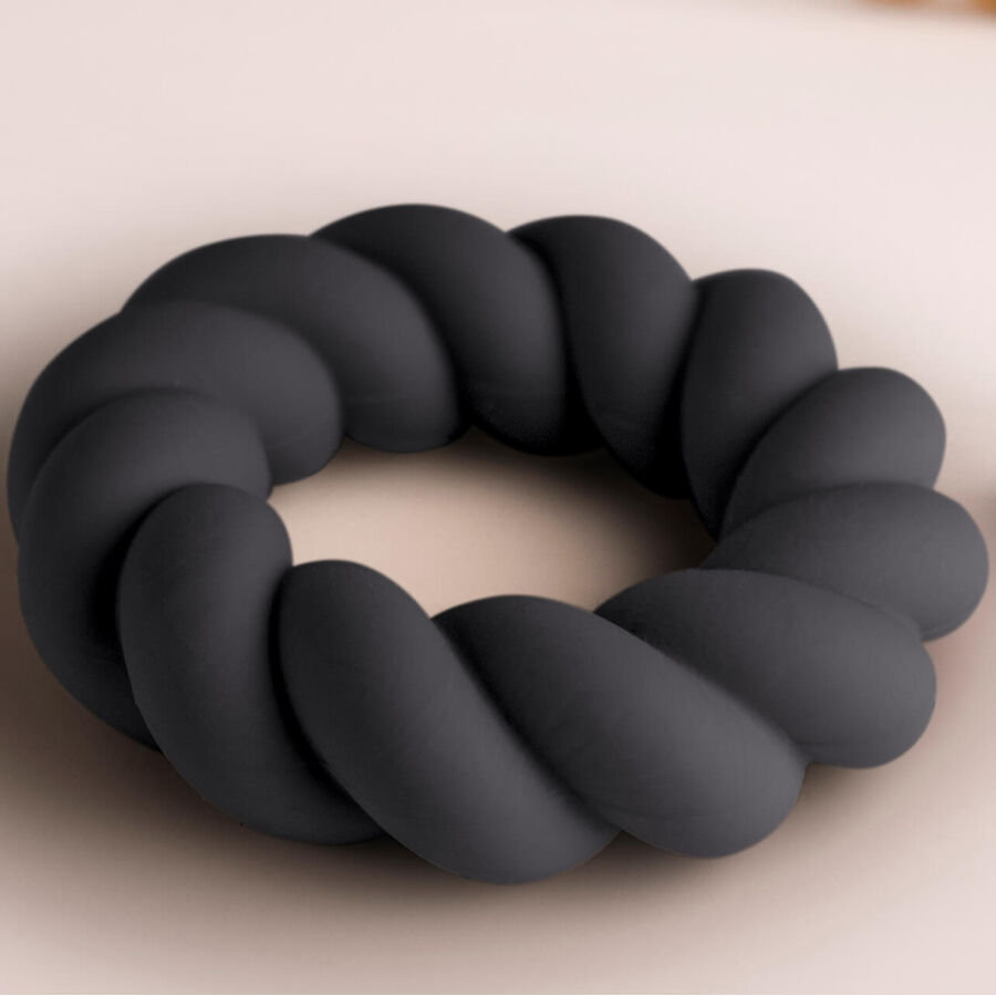 ROCKS- OFF - TWIST ANILLO MASTURBADOR SILICONA NEGRO - Imagen 3