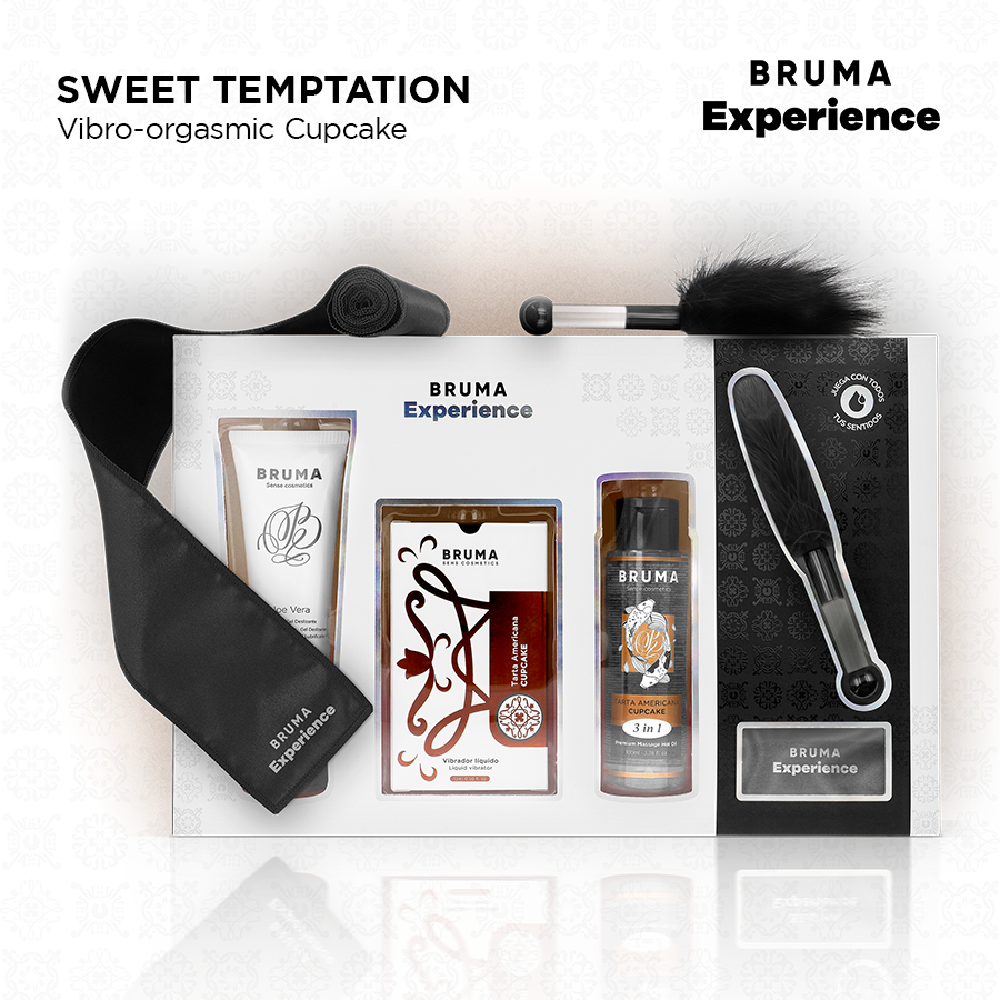 BRUMA XPERIENCE - KIT TENTACIÓN DULCE TARTA AMERICANA VIBRO-ORGÁSMICA - Imagen 2