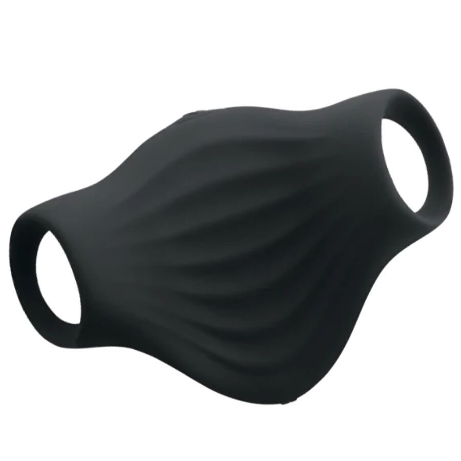 ROCKS- OFF - PALM MASTURBADOR VIBRADOR FLEXIBLE NEGRO - Imagen 2