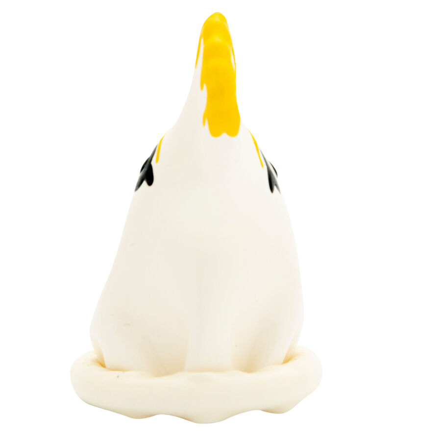 CONDOMERIE - PRESERVATIVO DECORATIVO PINTADO A MANO LORO BLANCO - Imagen 4