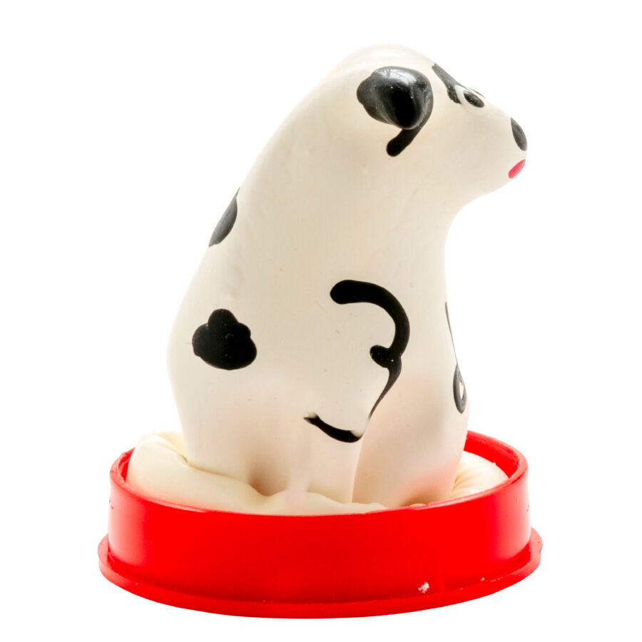 CONDOMERIE - PRESERVATIVO DECORATIVO PINTADO A MANO PERRO DÁLMATA - Imagen 2