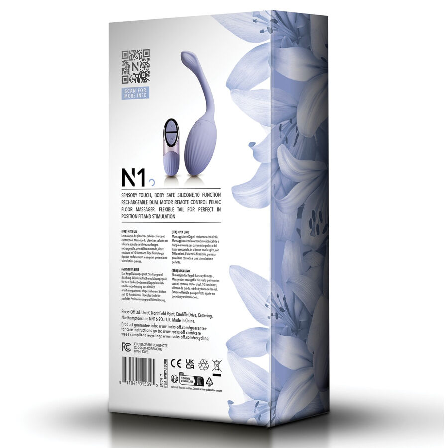 NIYA - N1 MASAJEADOR PÉLVICO KEGEL CON CONTROL REMOTO - Imagen 5