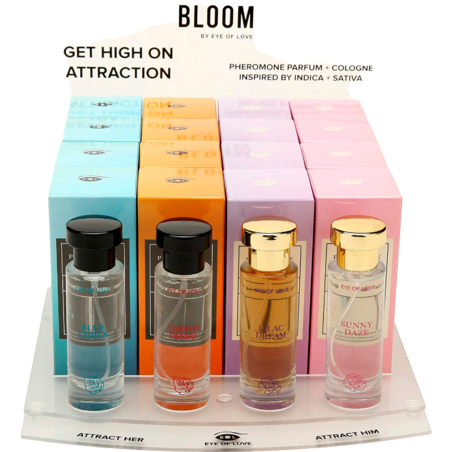 EYE OF LOVE - BLOOM EXPOSITOR 4X7 PERFUMES 10 ML - Imagen 2