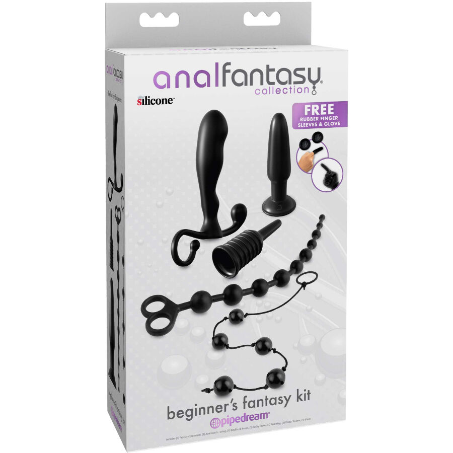 ANAL FANTASY ELITE COLLECTION - KIT FANTASÍA ANAL PARA PRINCIPIANTES NEGRO - Imagen 6