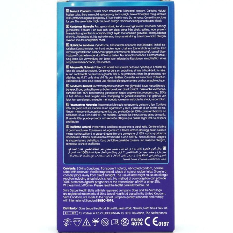 SKINS - NATURAL PRESERVATIVOS PREMIUM PACK 8 - Imagen 4