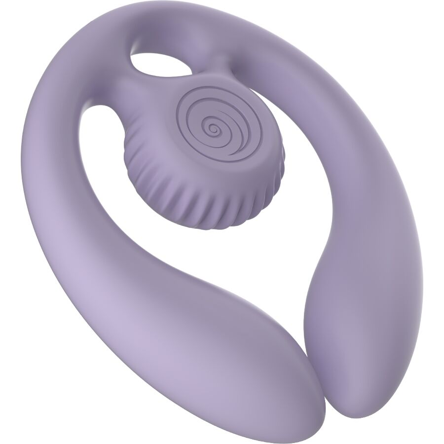 SNAIL VIBE - GIZI DÚO ESTIMULADOR DE PAREJAS CONTROL REMOTO LILA - Imagen 2