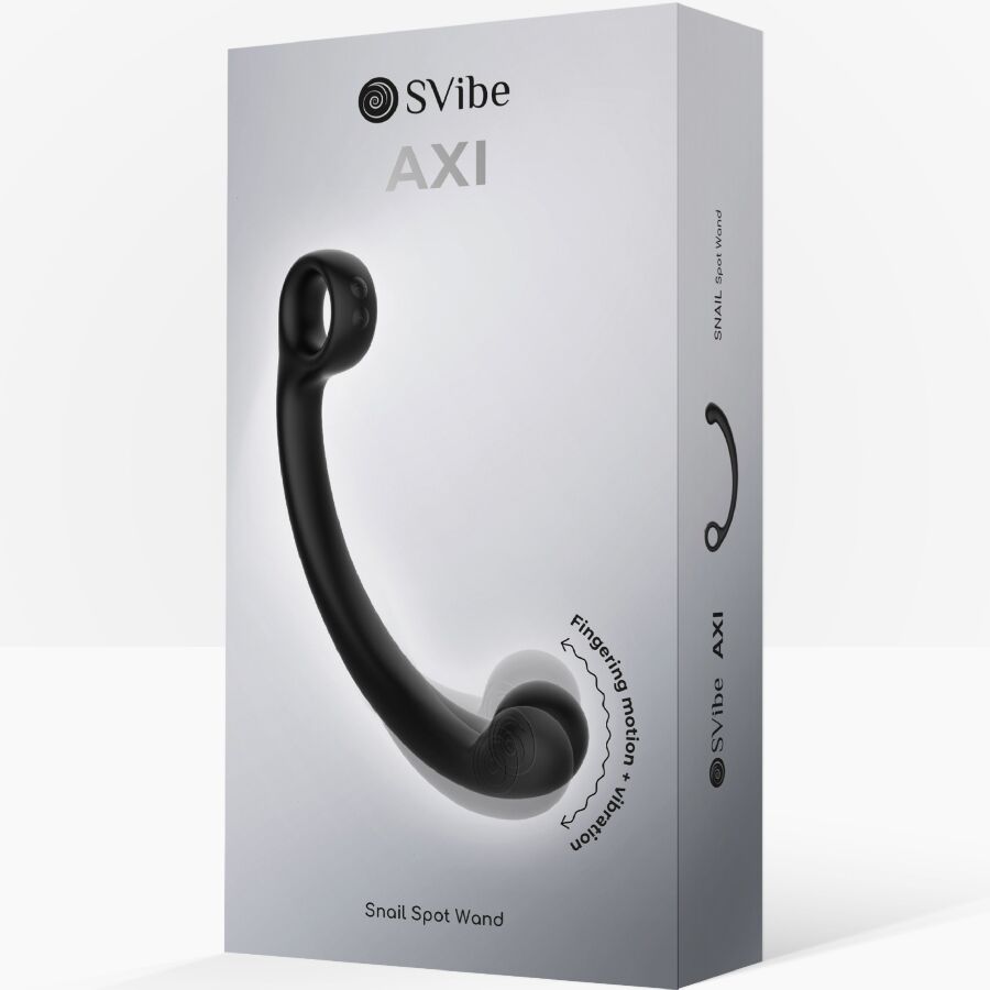 SNAIL VIBE - AXI VARITA DE MASAJE VIBRADORA NEGRO - Imagen 6