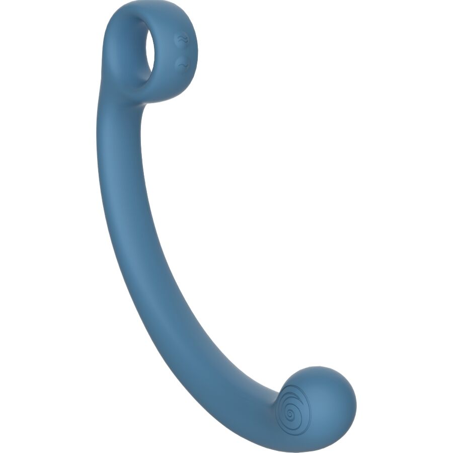 SNAIL VIBE - AXI VARITA DE MASAJE VIBRADORA AZUL - Imagen 2
