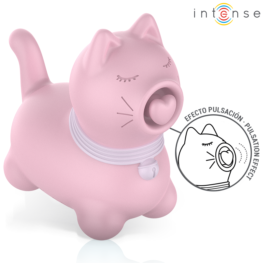INTENSE - MARIE ESTIMULADOR CON LENGUA EFECTO PULSACIÓN ROSA - Imagen 3