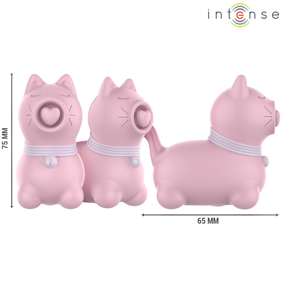 INTENSE - MARIE ESTIMULADOR CON LENGUA EFECTO PULSACIÓN ROSA - Imagen 4