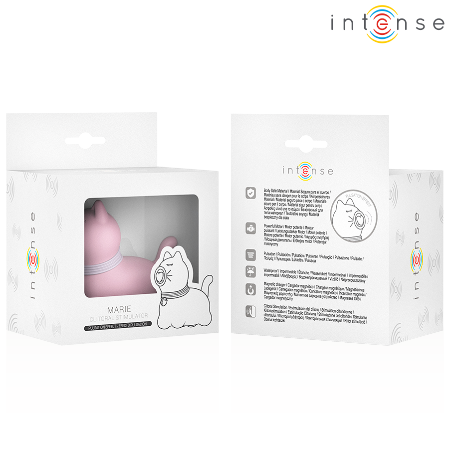 INTENSE - MARIE ESTIMULADOR CON LENGUA EFECTO PULSACIÓN ROSA - Imagen 7