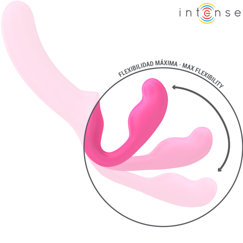 INTENSE - AMY VIBRADOR DOBLE 20 CM ROSA CONTROL REMOTO - Imagen 6