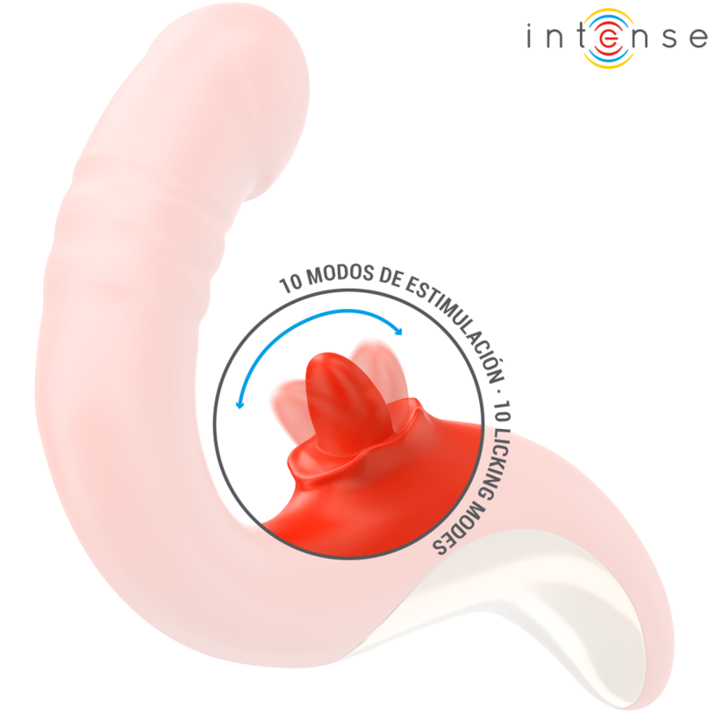 INTENSE - PAULINA VIBRADOR & ESTIMULADOR EN FORMA DE U ROJO - Imagen 7