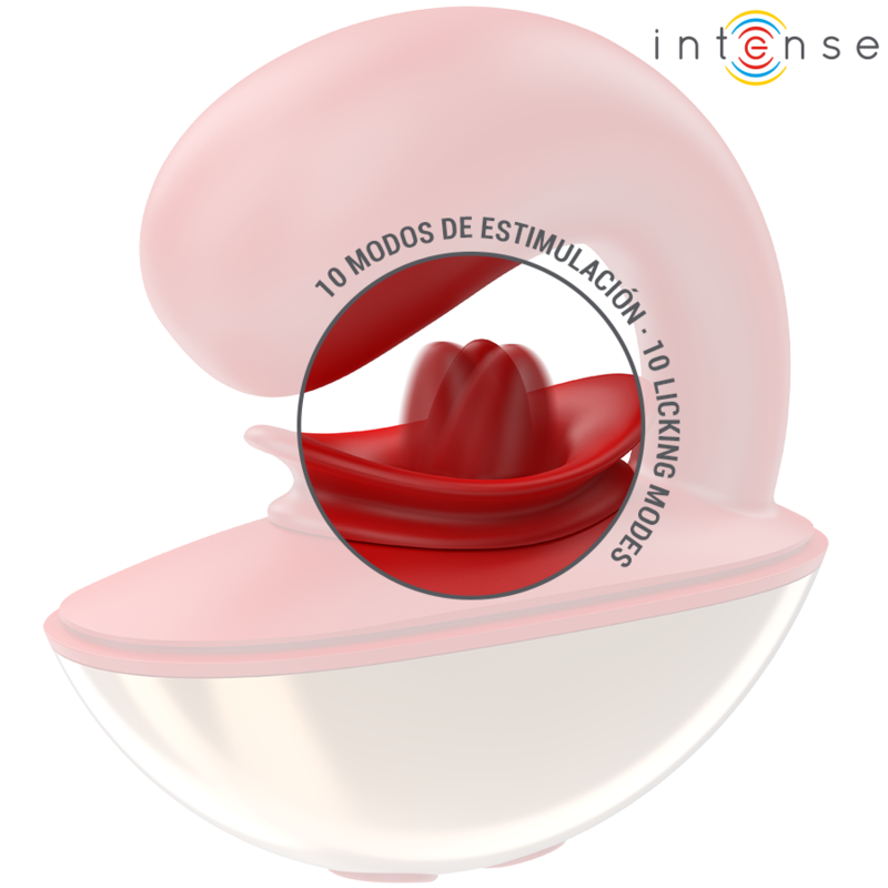 INTENSE - MARIAH VIBRADOR & ESTIMULADOR EN FORMA DE U 10 VIBRACIONES ROJO - Imagen 6