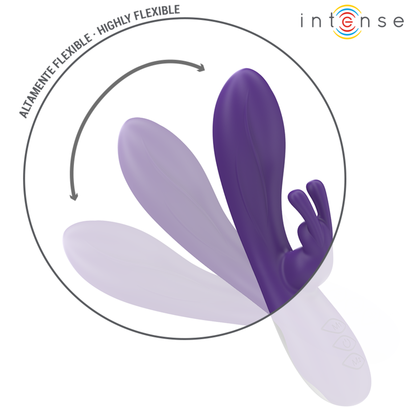 INTENSE - RANDALL VIBRADOR RABBIT 10 VIBRACIONES MORADO - Imagen 4