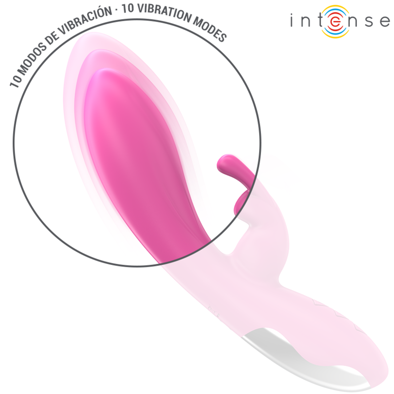 INTENSE - RANDALL VIBRADOR RABBIT 10 VIBRACIONES ROSA - Imagen 6