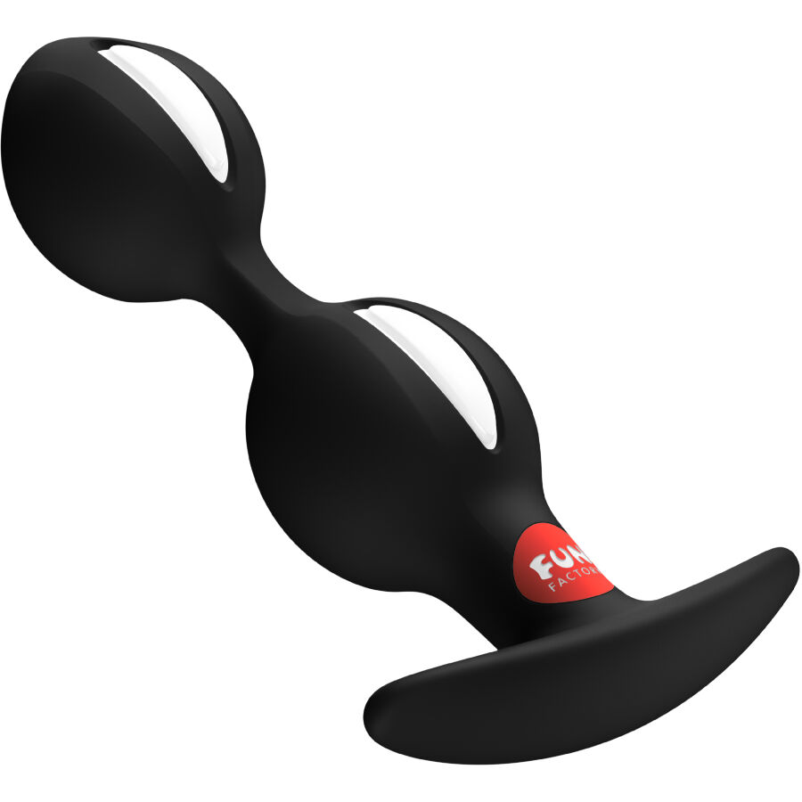 FUN FACTORY - B-BALLS DÚO PLUG ANAL NEGRO - Imagen 2