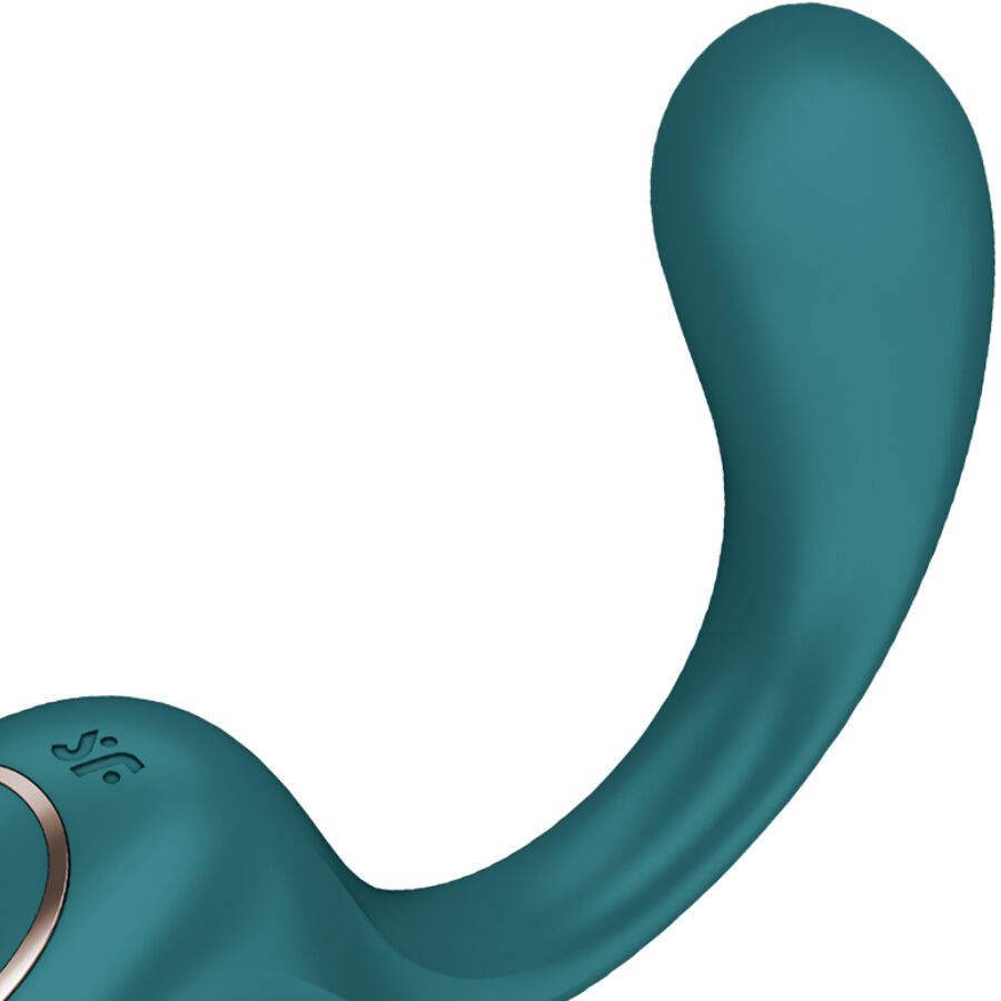 SATISFYER - G FOR GODDESS 2 VIBRADOR RABBIT VERDE - Imagen 2