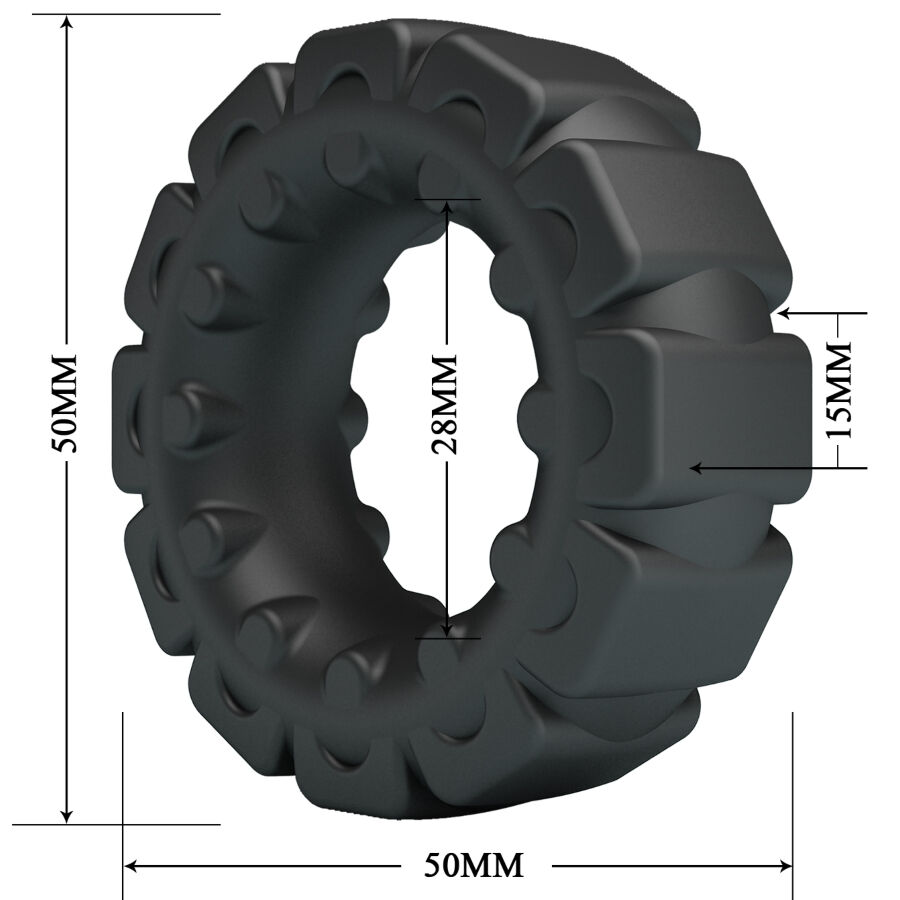 CRAZY BULL - LAIDEN ANILLO SILICONA MODELO 5 - Imagen 6