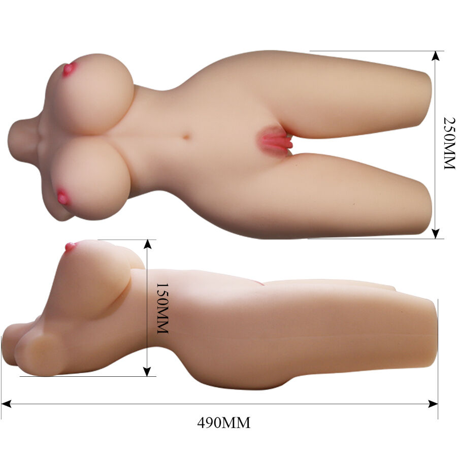 CRAZY BULL - TIFFANY TORSO FEMENINO REALISTA VAGINA Y ANAL 5.5 KG - Imagen 8