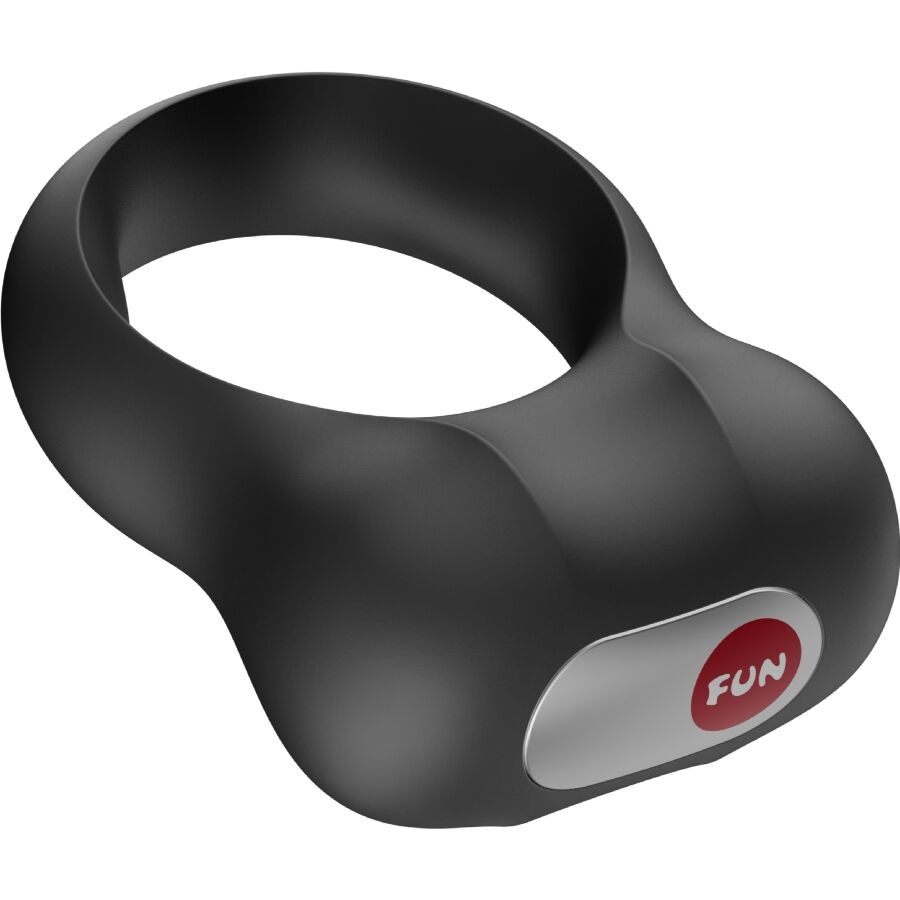 FUN FACTORY - STEADY ANILLO VIBRADOR PENE NEGRO - Imagen 2