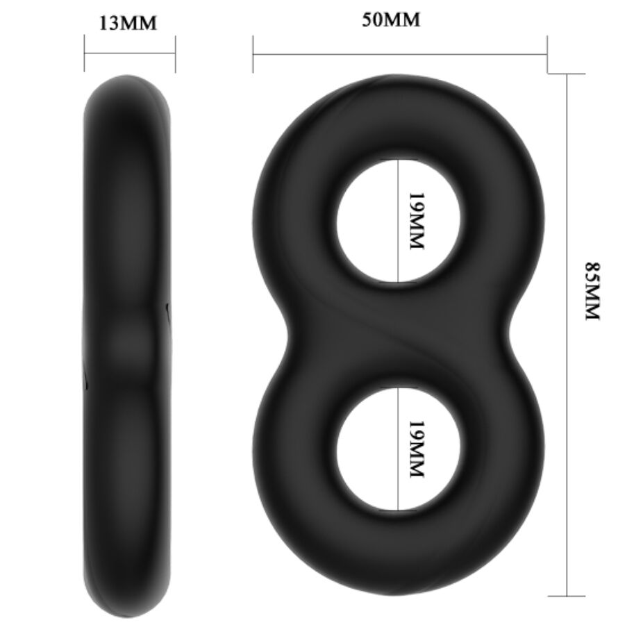 CRAZY BULL - ANILLO DOBLE SILICONA INFINITY - Imagen 6