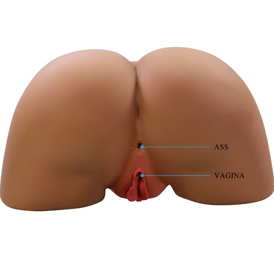 CRAZY BULL - GERIANN TRASERO FEMENINO REALISTA VIBRADOR & SUCCIONADOR CON SONIDO 5.5 KG - Imagen 3