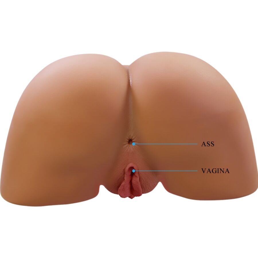 CRAZY BULL - ILANA TRASERO FEMENINO REALISTA VIBRADOR & SUCCIONADOR CON SONIDO 6.8 KG - Imagen 5