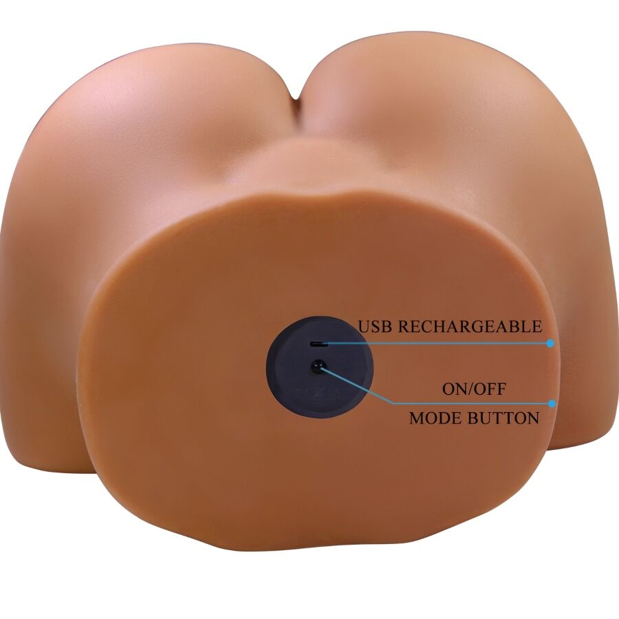 CRAZY BULL - WENDY TRASERO FEMENINO REALISTA VIBRADOR & SUCCIONADOR CON SONIDO 11 KG - Imagen 6