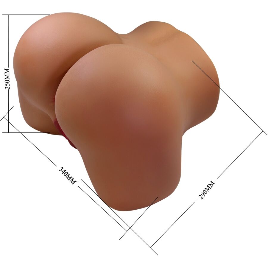 CRAZY BULL - WENDY TRASERO FEMENINO REALISTA VIBRADOR & SUCCIONADOR CON SONIDO 11 KG - Imagen 8