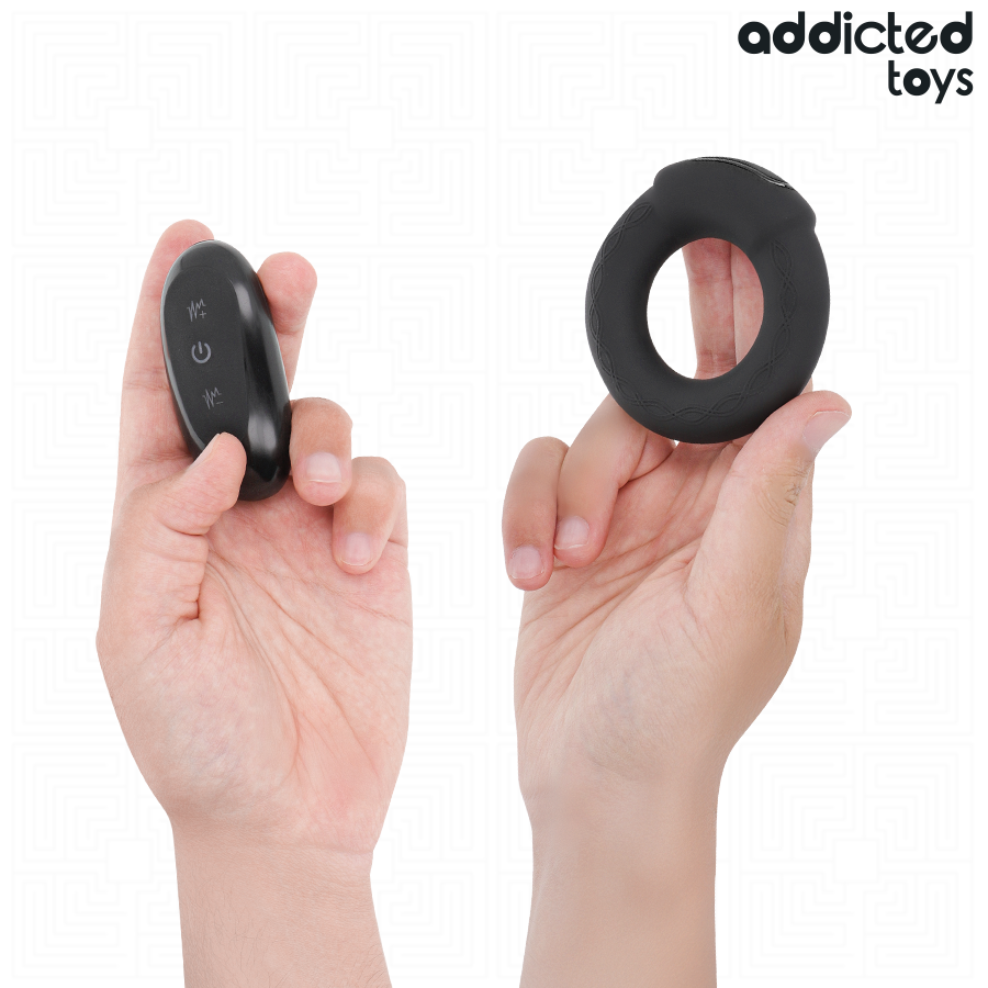 ADDICTED TOYS - ANILLO PENE VIBRADOR EFECTO CALOR CONTROL REMOTO - Imagen 4