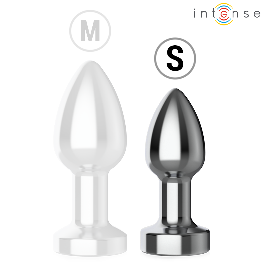 INTENSE - PLUG ANAL TALLA S DE METAL VIBRADOR CON LUCES LED MULTICOLOR Y CONTROL REMOTO - Imagen 7