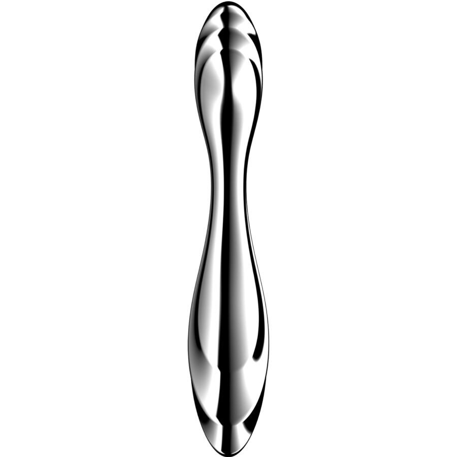 SATISFYER - PURE GRAVITY 2 DILDO ACERO INOXIDABLE DOBLE USO - Imagen 2