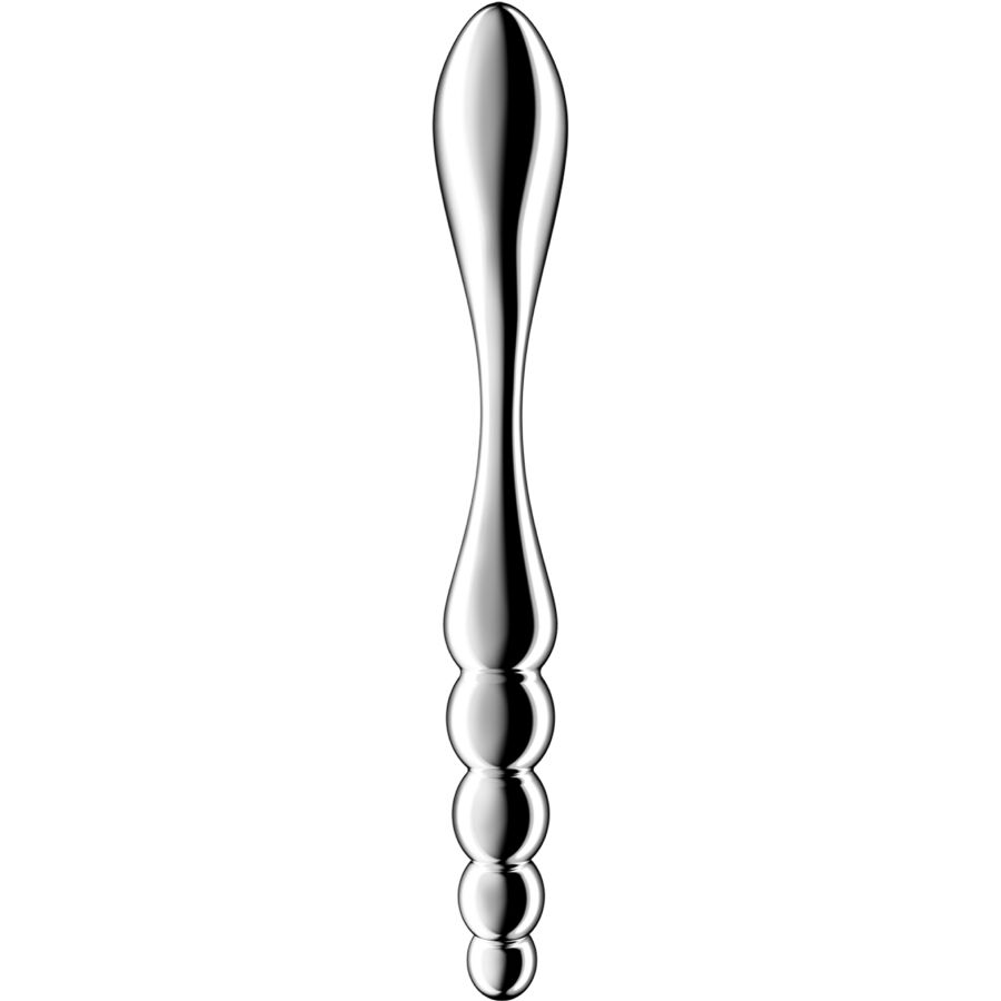 SATISFYER - STAR FORCE 1 DILDO ACERO INOXIDABLE DOBLE USO - Imagen 2