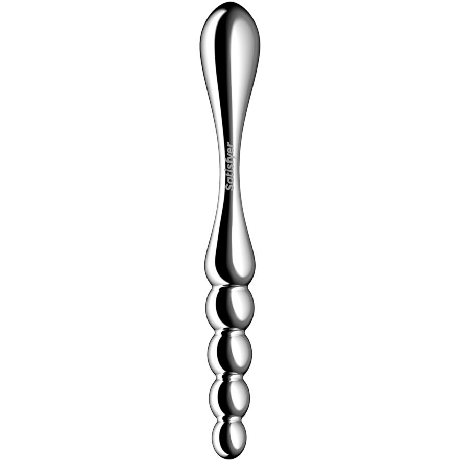 SATISFYER - STAR FORCE 1 DILDO ACERO INOXIDABLE DOBLE USO - Imagen 4