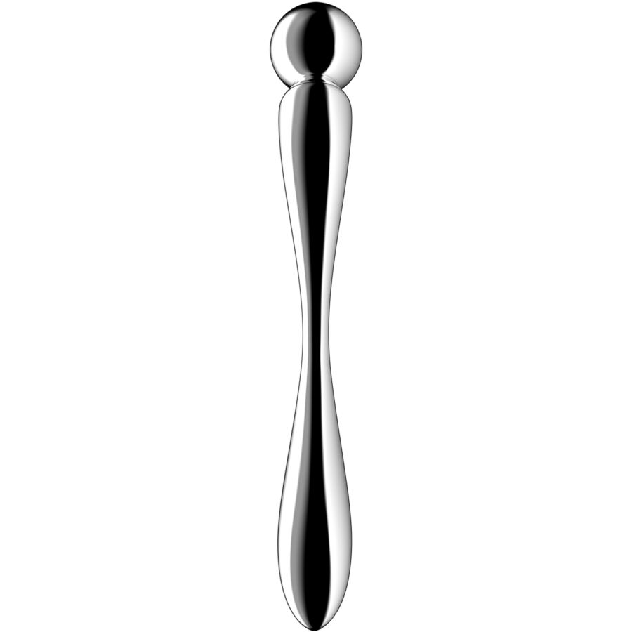SATISFYER - STAR FORCE 2 DILDO ACERO INOXIDABLE DOBLE USO - Imagen 2