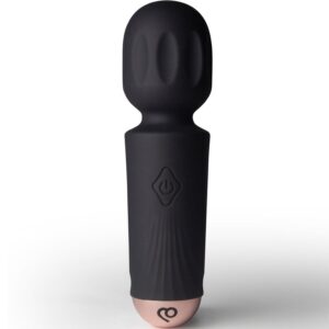 ROCKS-OFF - MINI WAND RECARGABLE 16 FUNCIONES NEGRO