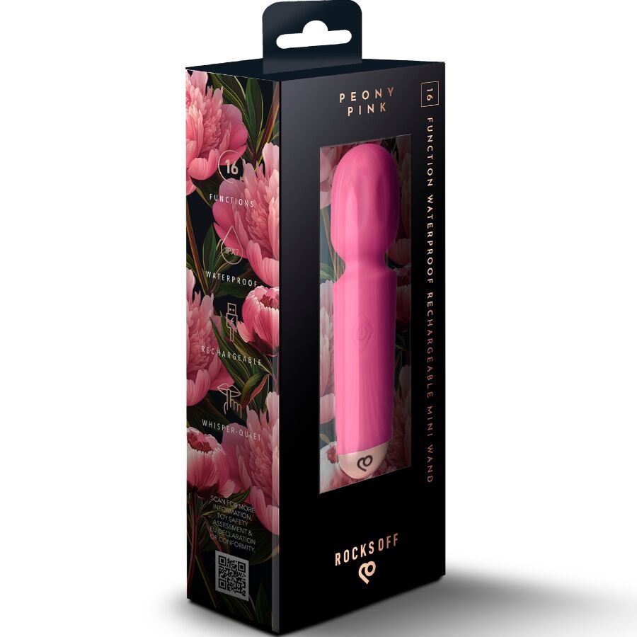 ROCKS-OFF - MINI WAND RECARGABLE 16 FUNCIONES FUCSIA - Imagen 6