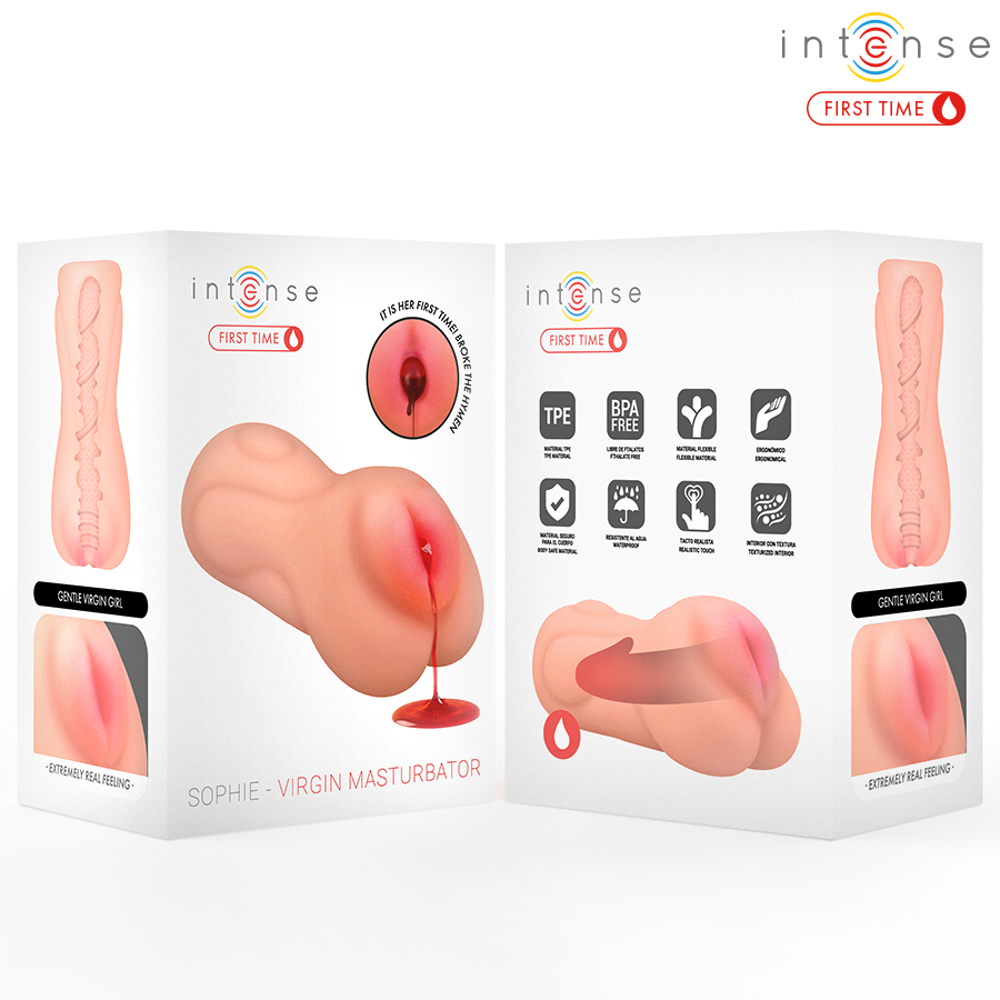 INTENSE FIRST TIME - SOPHIE VAGINA VIRGEN CON HIMEN Y SANGRADO - Imagen 3