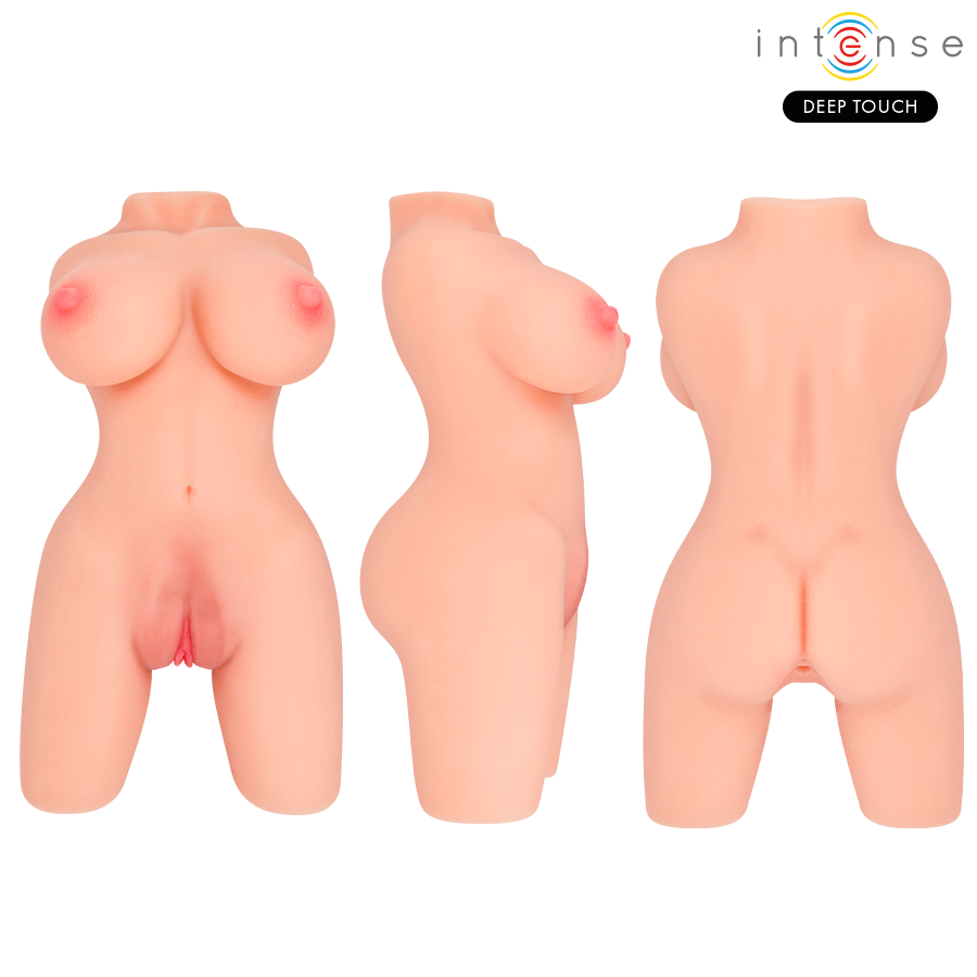 INTENSE DEEP TOUCH - JESSE TORSO MASTURBADOR MULTIPOSICIÓN DOBLE VAGINA & ANO - Imagen 7