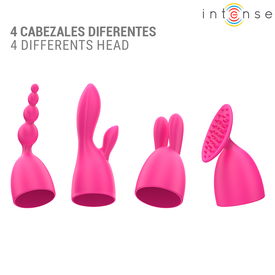 INTENSE - CHER VIBRADOR 20 PATRONES CON CABEZALES INTERCAMBIABLES - Imagen 7