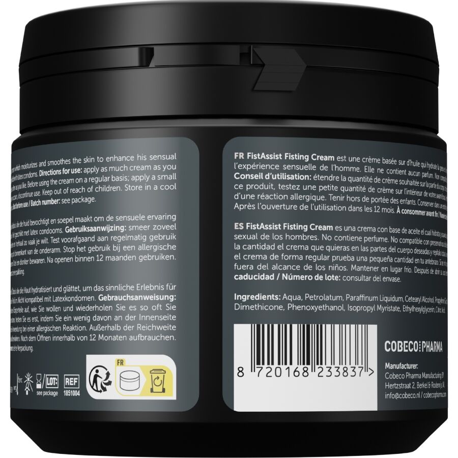 COBECO - FIST ASSIST CREMA LUBRICANTE 500 ML - Imagen 2