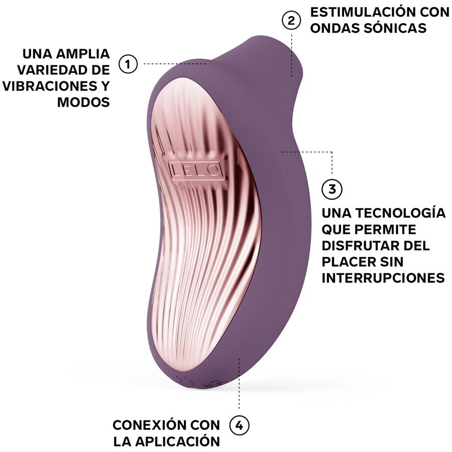 LELO - SONA 3 CRUISE MASAJEADOR SÓNICO DE CLÍTORIS VIOLETA - Imagen 4