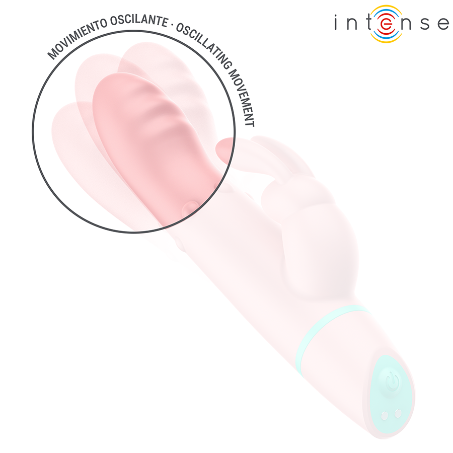 INTENSE - ALVIN ESTIMULADOR RABBIT & VIBRADOR ROLLING + OSCILANTE - Imagen 7