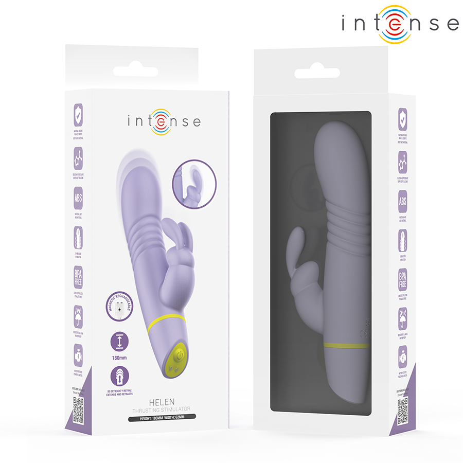 INTENSE - HELEN ESTIMULADOR RABBIT & VIBRADOR THRUSTING - Imagen 4